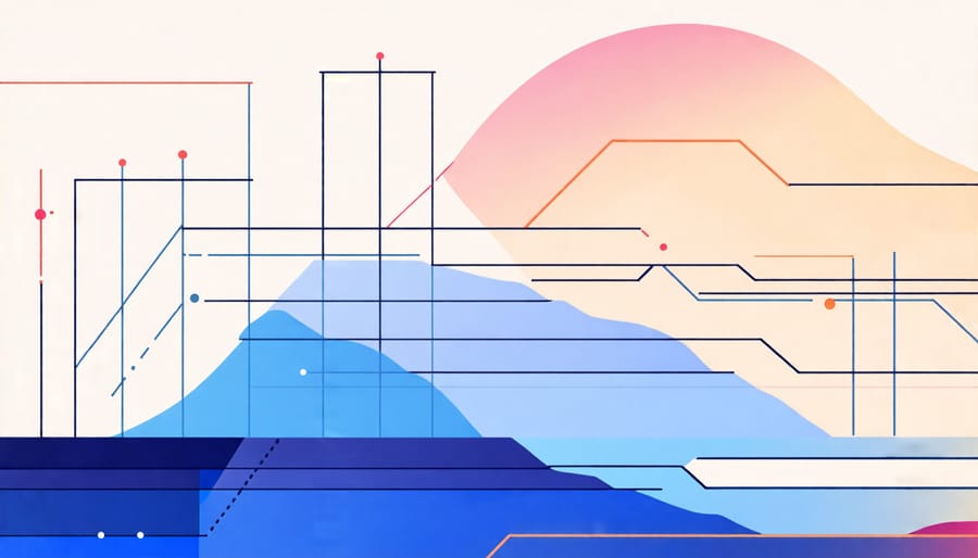 Diagram showing the unique layered structure and chemical composition of 2D perovskite