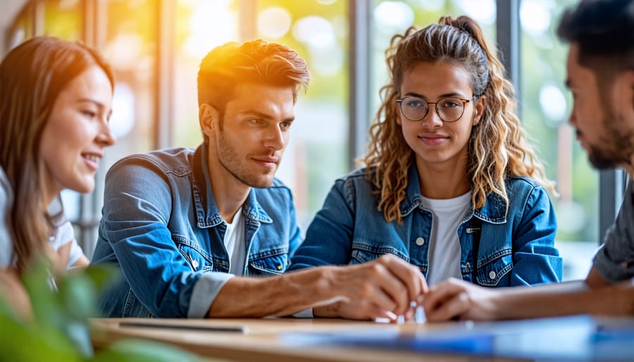 Group of enthusiastic students participating in an online photovoltaic systems course offered by Mose Solar