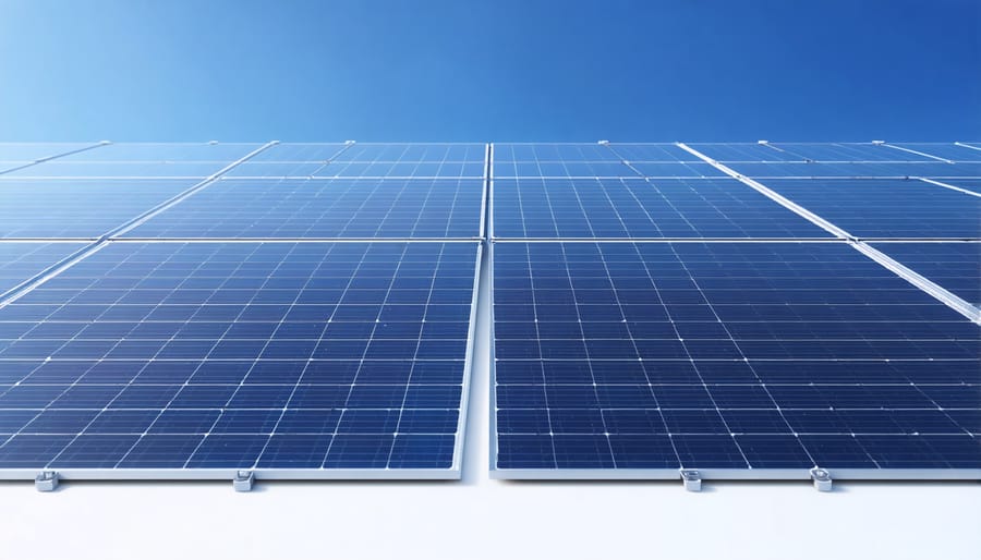 Comparison of a flexible solar panel and a traditional rigid solar panel