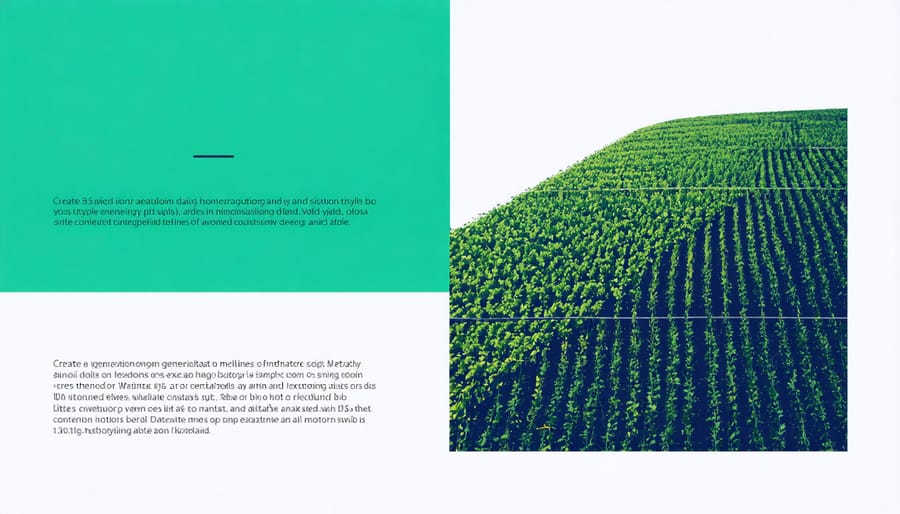 Infographic comparing energy production and agricultural yields in agrivoltaic systems