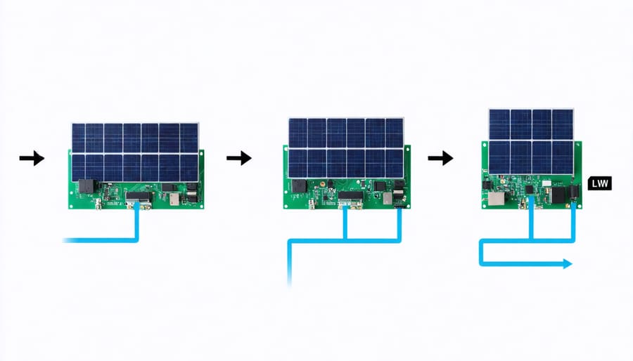 Installation process of edge computing hardware in solar PV system