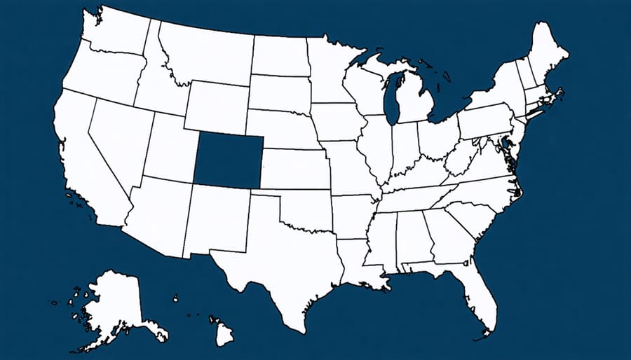Color-coded map of United States showing state-by-state solar incentive values