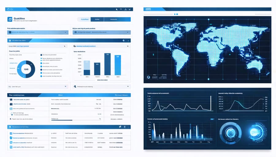 AI-powered security monitoring dashboard for solar PV systems showing threat detection