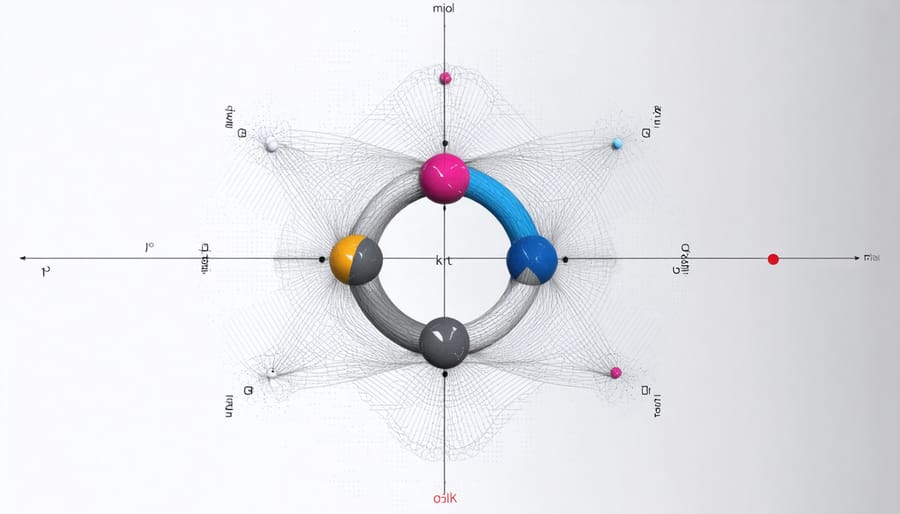 3D molecular model showing q hydrogen's distinct electron configuration and quantum properties