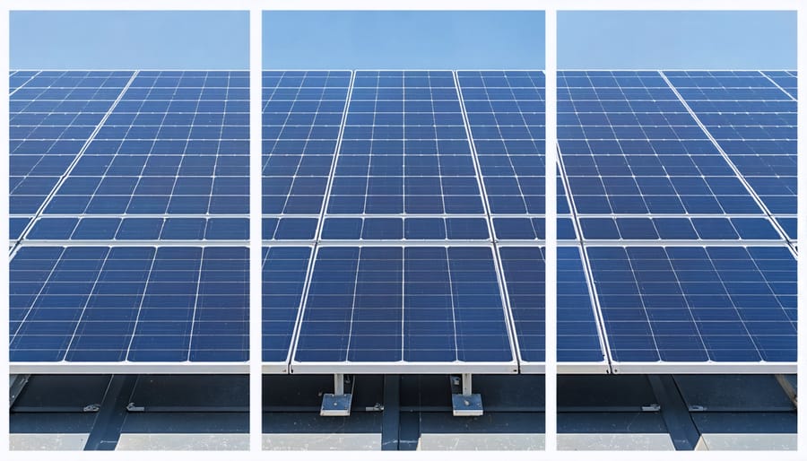 Comparison of correct and incorrect solar panel anchoring methods for hurricane resistance