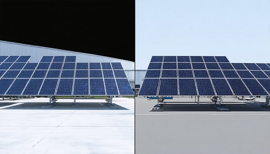 Comparison of traditional versus eco-friendly solar panel manufacturing processes