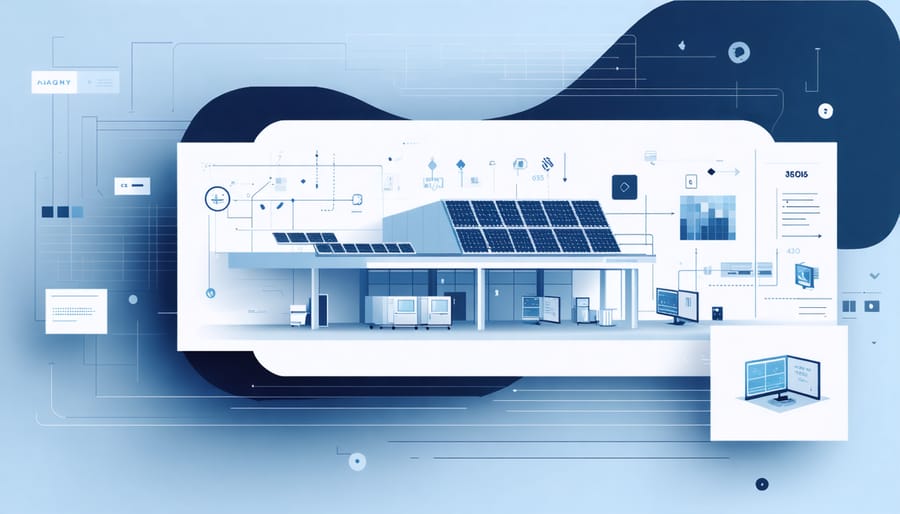 Integration of IoT and AI technologies in modern solar panel production