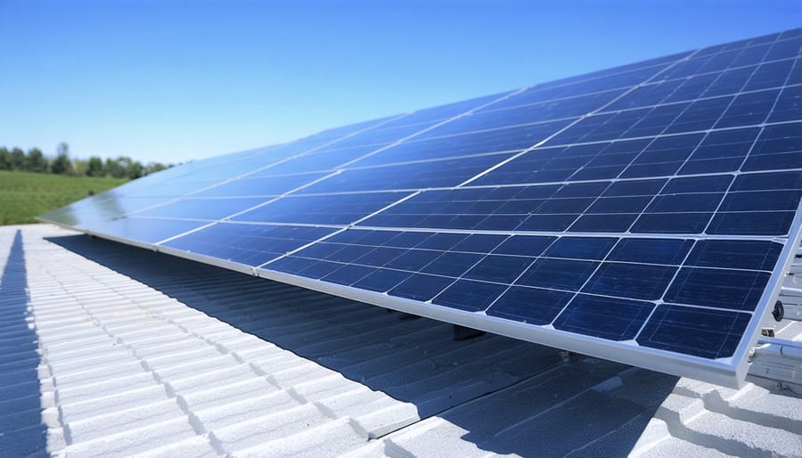 Residential solar panels with integrated battery storage units and control systems