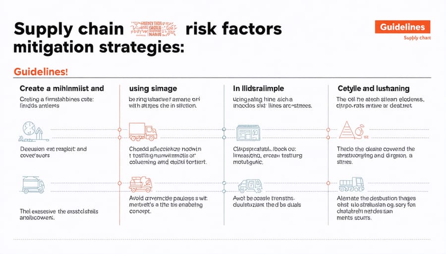 Visual diagram of PV supply chain risks and corresponding protection measures