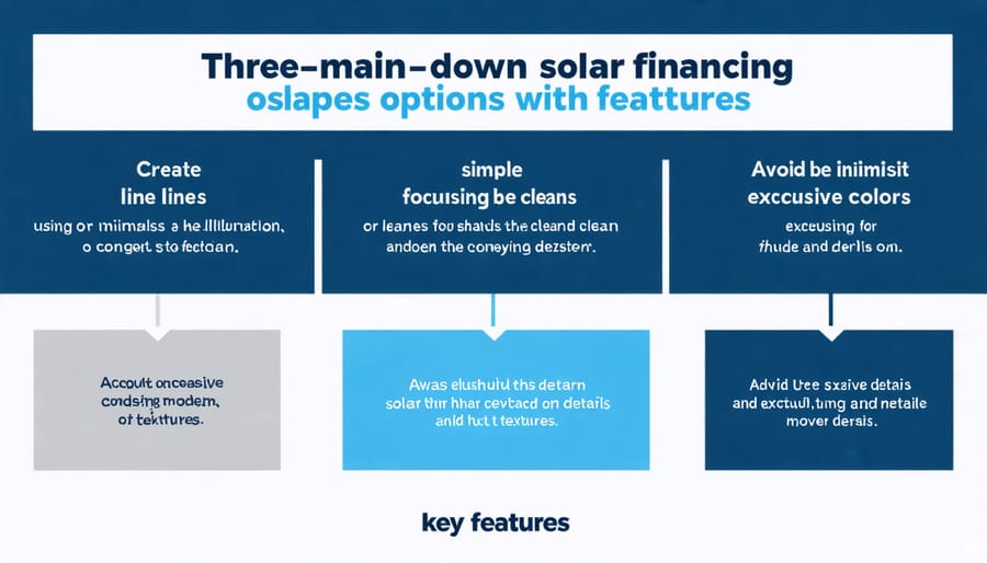 Visual comparison of solar loans, leases, and power purchase agreements
