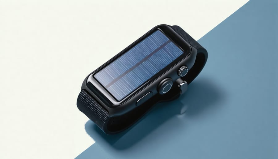Collection of smart health monitoring devices with integrated solar charging capabilities