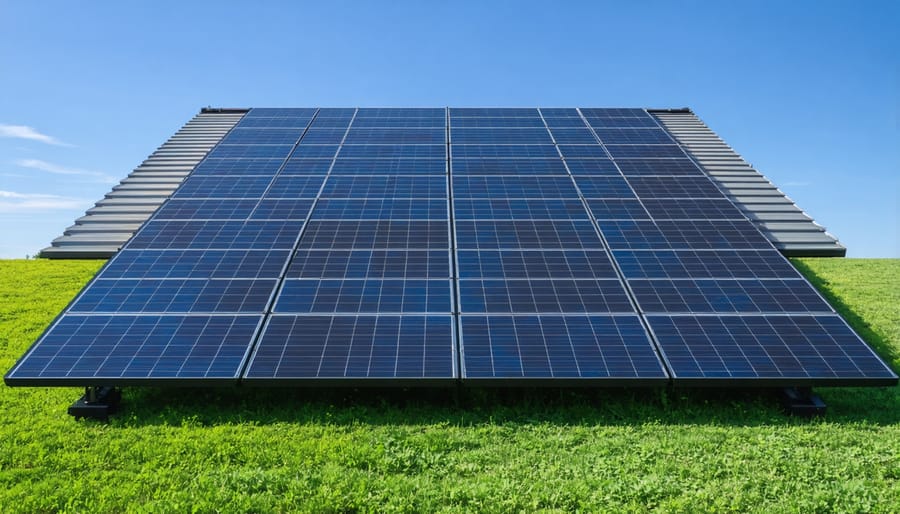 Person reviewing bills and financial documents at kitchen table with concerned expression